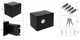 Сейф металевий Malatec Safe Box S8800 23×17×17 см з ключовим замком для грошей, документів і цінностей чорний - зображення 2