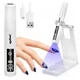 Лампа для манікюру Soulima 27771 акумуляторна UV/LED лампа з LCD-дисплеєм, USB-C та тримачем для гель-лаку й педикюру - зображення 1