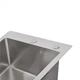 Мийка для кухні інтегрована Lidz Handmade H4050 (LDH4050BRU39258) Brushed Steel 3,0/1,0 мм - изображение 6
