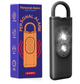 Брелок сигнализация фонарь для самообороны женщин Personal ALARM 130 дБ индивидуальная защитная сирена, Черный - изображение 1