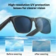 Смарт-очки AI Glasses, фотохромные, Bluetooth, звонки, музыка, AI-переводчик ChatGPT 4.0, защита от солнца и синего света - изображение 2