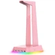 Держатель наушников Onikuma ST-2, RGB, Gaming, 3USB, AUX, 1.5m, pink - изображение 1