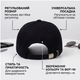 Бейсболка Ediko с изогнутым козырьком One size, кепка солнцезащитная повседневная универсальная Черный - изображение 4