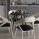Стол круглый OPTIMA 4 ноги на конус Ferrum-decor 750x670x670 Черный металл ДСП Сосна Кембра 16 мм (OPTIM4007) - изображение 3
