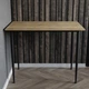 Стол универсальный Prime Ferrum-decor 750x1400x700 Черный металл ДСП Дуб Евок Прибрежный 16 мм (PRAIM55) - изображение 2