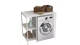 Стеллаж полка Бафрум 405 Ferrum-decor для стиральной машины 90x101x60,5 Белый металл ДСП Белый 16 мм (BED40514) - изображение 4