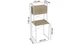 Стеллаж полка Бафрум 404 Ferrum-decor для стиральной машины 178x70,5x60,5 Белый металл ДСП Дуб Сонома 16 мм (BED40411) - изображение 6