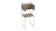 Стеллаж полка Бафрум 404 Ferrum-decor для стиральной машины 178x70,5x60,5 Белый металл ДСП Дуб Сонома 16 мм (BED40411) - изображение 7