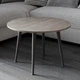 Стіл журнальний круглий OPTIMA 2 ноги на конус Ferrum-decor 450x670x670 Чорний метал ДСП Дуб Кремона Канолло 16 мм (OPTIM2201) - зображення 2