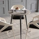 Стол круглый OPTIMA 3 ноги на конус Ferrum-decor 750x670x670 Черный металл ДСП Дуб Кремона Канолло 16 мм (OPTIM3301) - изображение 2