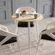 Стол круглый OPTIMA 3 ноги на конус Ferrum-decor 750x670x670 Белый металл ДСП Дуб Кремона Торро 16 мм (OPTIM3310) - изображение 1
