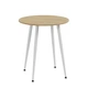 Стол круглый OPTIMA 4 ноги на конус Ferrum-decor 750x670x670 Белый металл ДСП Дуб Кремона Торро 16 мм (OPTIM4410) - изображение 7