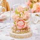 Конструктор цветы в колбе на 334+ деталей с подсветкой Роза ночник Lychee rose - изображение 2