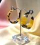 Женские сережки Акцентные кольца Акрил jewelry Леопардовые - изображение 7