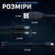 Кабель-шнур живлення 5 В для вай-фай роутера (подвійний провід USB-DC 5.5×2.1 мм) - зображення 5