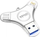 Флеш память USB IDiskk 128GB USB 3.0/Type-C/Lightning - изображение 1