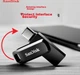 Флеш-память USB SanDisk DDC3 128GB Type-C USB 3.2 Black - изображение 5