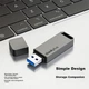 Флеш-память ThinkPlus Lenovo TU100 128GB USB 3.1 Gray - изображение 3