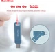 Флеш-память USB SanDisk DDC3 256GB Type-C USB 3.2 Blue - изображение 6