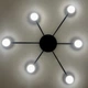 Светильник потолочный LUMINARIA RAY SLIM 6xGX53 BLACK 220V IP20 - изображение 3