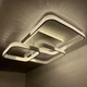 Светильник LED потолочный LUMINARIA AKRILIKA SQUARE 130W 4S WHITE/CLEAR 220V IP20 люстра с пультом ДУ - изображение 4
