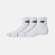 Белые носки NB Everyday Ankle (3 пари) 35-38 (S) 23-25 см (LAS51303WT) - изображение 1