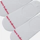 Белые следы Liner (3 пари) 39-42 (M) 25,5-28 см (LAS51323WT) - изображение 3