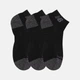 Черные носки Active Low Cut (3 пары) 39-42 (M) 25,5-28 см (LAS35205BK) - изображение 3