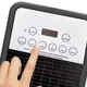 Мобильный кондиционер Germatic Air Max Pro BFX-8D-1668 2в1 охлаждение и обогрев 1200/3500 Вт LED-дисплей пульт ДУ белый - изображение 6