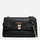 Сумка багет женская из искусственной кожи маленькая Guess Noelle Girlfriend Sa HWBG78-33210-BLA Black (198659025496) - изображение 1