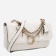 Сумка кросс-боди через плечо женская из искусственной кожи маленькая Guess Libby 2 Comp Satchel HWGG99-12200-OFF Off White (198659053505) - изображение 5