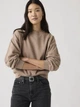 Свитшот на флисе утепленный женский Levi`s Vintage Boxy Sweatshirt Womens 005I9-0001 L Бежевый (5401187756691) - изображение 3