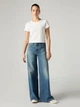 Джинсы Baggy женские Levi`s 728 High Rise Wide Leg Lightweight Jeans 0039B-0007 27-32 Темно-синие (5401187706948) - изображение 4