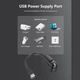 Портативний дитячий LED проектор-нічник USB мотиви моря та природи 6 змінних пластин - зображення 3