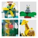 Детский интерактивный конструктор Зоопарк Building Blocks Electric Slide Zoo 83 детали с горкой и шариками, 3+ - изображение 2