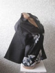 Накидка-кімоно стиль хаорі Honey Fashion Accessories Onesize чорний (50к030) - изображение 4