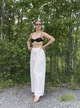 Пляжні широкі штани палаццо Honey Fashion Accessories XL молочний (6-98) - изображение 6