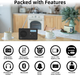 Портативний цифровий радіоприймач WOVTE DAB/DAB+/FM з Bluetooth акумуляторний кишеньковий міні приймач Чорний - зображення 6
