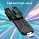 Wi-Fi адаптер AX900 + BT USB 2.4GHz/5GHz 900 Mb Bluetooth 5.4 T1 - изображение 3