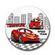 Тарелка детская обеденная фарфоровая Limited Edition Cars 18см (YF6032-1) - изображение 1