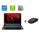 Ігровий ноутбук Б-клас Acer Nitro 5 AN515-57 / 15.6" (1920x1080) IPS / Intel Core i5-11400H (6 (12) ядер по 2.7 - 4.5 GHz) / 16 GB DDR4 / 512 GB SSD / nVidia GeForce RTX 3050 Ti, 4 GB GDDR6, 128-bit / HDMI / WebCam б/в + Подарунок Бездротова миша / USB - зображення 1