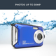 Цифровая подводная камера Easypix Aquapix W3027-M Wave Marine Blue водонепроницаемый компактный фотоаппарат (синий) - изображение 5