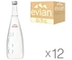 Упаковка минеральной негазированной воды Evian стекло 12 шт. х 0,75 л - изображение 1