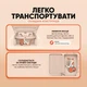Триколісний велосипед з батьківською ручкою керування EL CAMINO ME 1202 FOLDI Сinnamon Beige - зображення 4