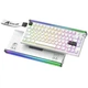 Ігрова магнітна клавіатура Attack Shark R85 HE, 75% (79 клавіш), Hall Effect, 8000Hz, RGB підсвітка, Rapid Trigger, USB Type-C, Hot-Swap White - зображення 2