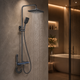 Настенная душевая система Faucet CR-25HT007 с LED-подсветкой и смесителем (металл) - изображение 5