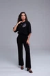 Жіноча футболка Лаванда, чорна розмір 2XL-3XL 110356332-54 - изображение 3