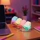 Антистресс брелок кейкап клавиатура с RGB подсветкой, механические кнопки - изображение 2