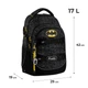 Рюкзак Kite Education teens DC Batman 17 л DC25-727M - зображення 4