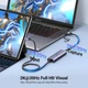 Картка відеозахоплювача Ugreen 2K 30FPS 1080P 60FPS USB C with 100 W Power Delivery Type C to 4K USB3.0 Gray (CM725) - зображення 2